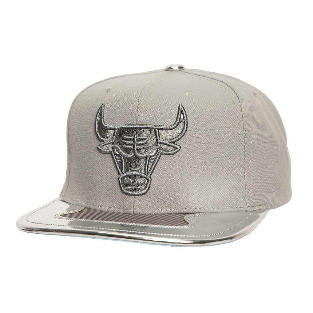 Chicago Bulls Day 11 Snapback Hat Gray | Mitchell & Ness US