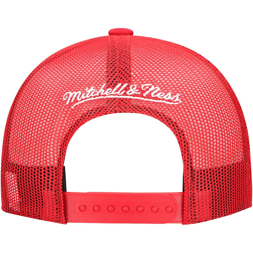 Chicago Bulls Core Evergreen OTC Trucker Adjustable Hat Red | Mitchell & Ness US