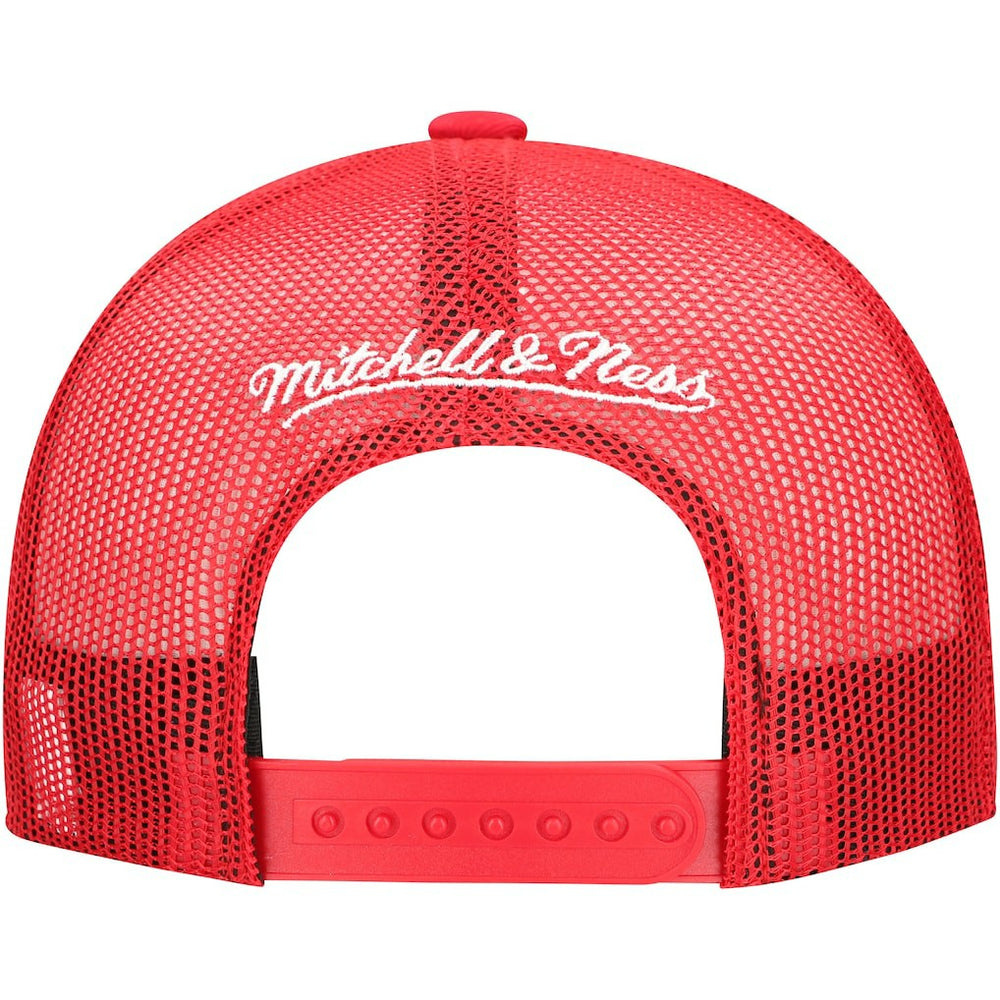Chicago Bulls Core Evergreen OTC Trucker Adjustable Hat Red | Mitchell & Ness US