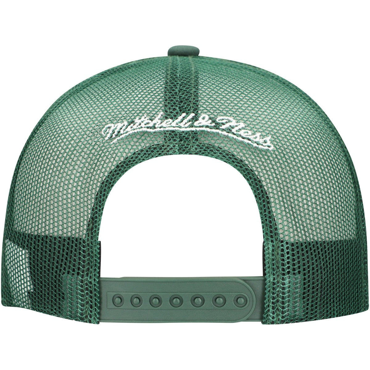 Milwaukee Bucks Core Evergreen OTC Trucker Adjustable Hat Hunter Green | Mitchell & Ness online