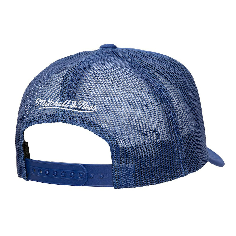 Philadelphia 76ers Core Evergreen OTC Trucker Adjustable Hat Royal | Mitchell & Ness Lifestyle