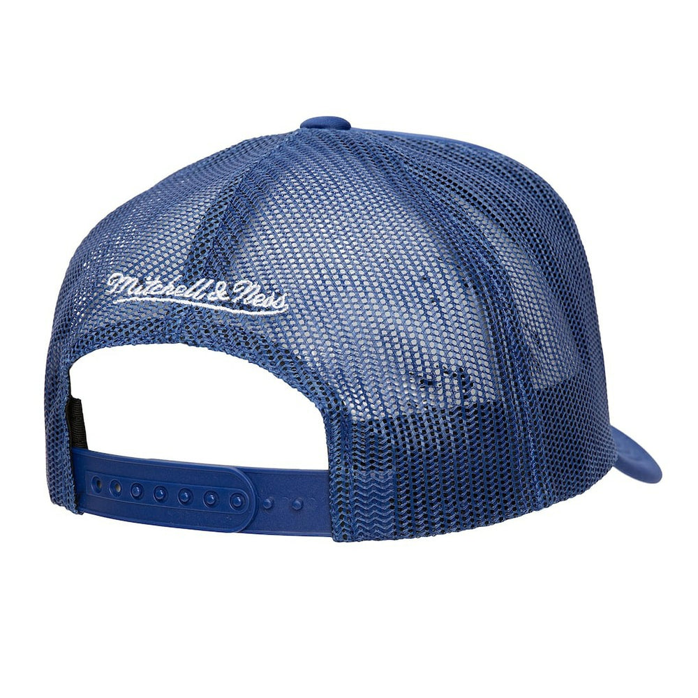 Golden State Warriors Core Evergreen OTC Trucker Adjustable Hat for sale Royal | Mitchell & Ness