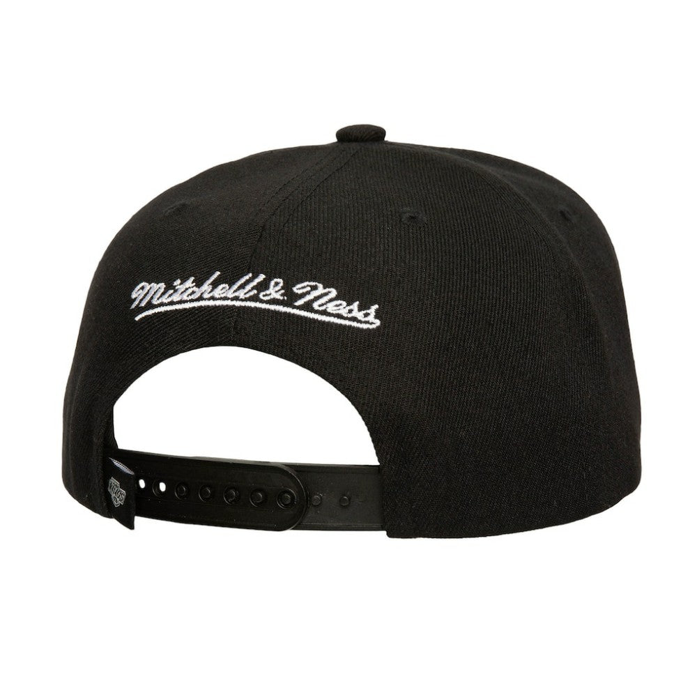 Los Angeles Kings Mitchell & Ness Soul Strike Neon Logo Pro Crown Adjustable Hat - Black - NHL 201700909