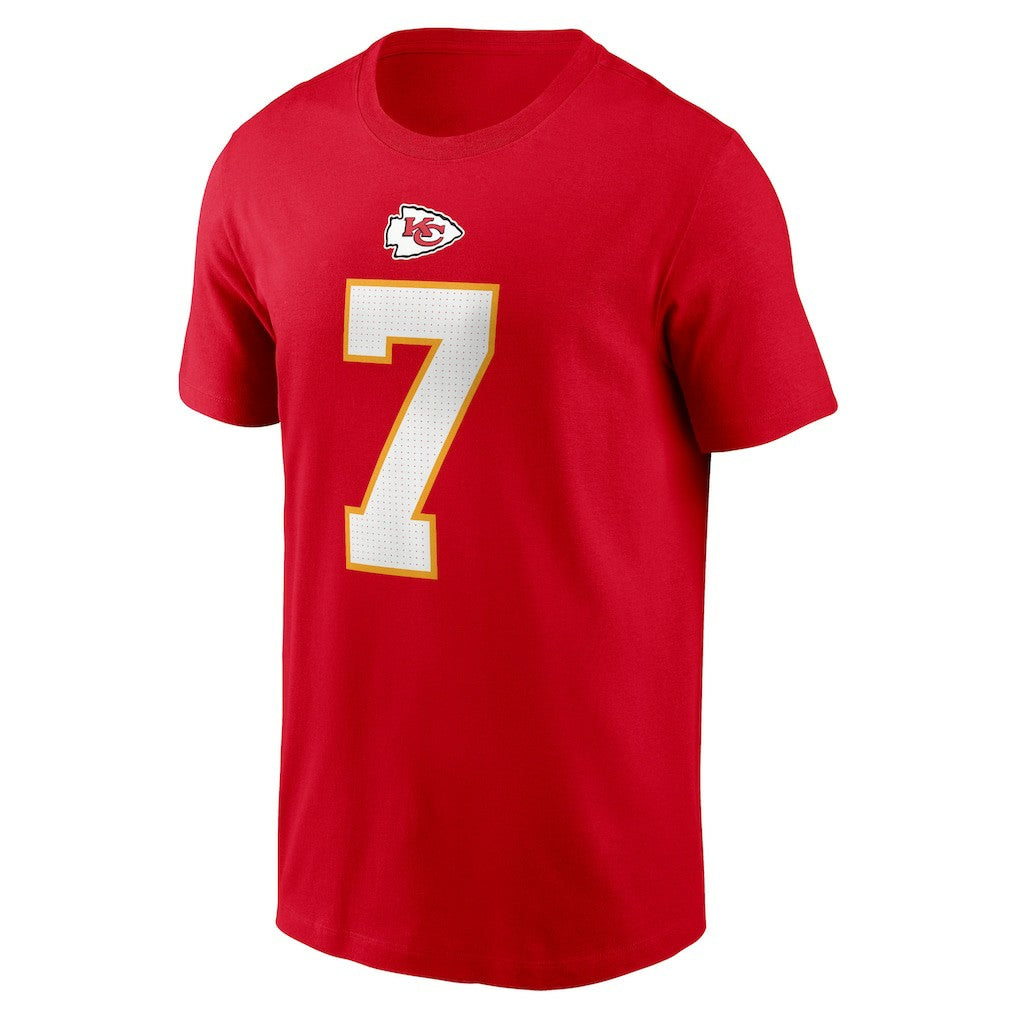 Nike Harrison Butker Kansas City Chiefs Name & Number T-Shirt Red