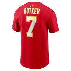 Nike Harrison Butker Kansas City Chiefs Name & Number T-Shirt Red