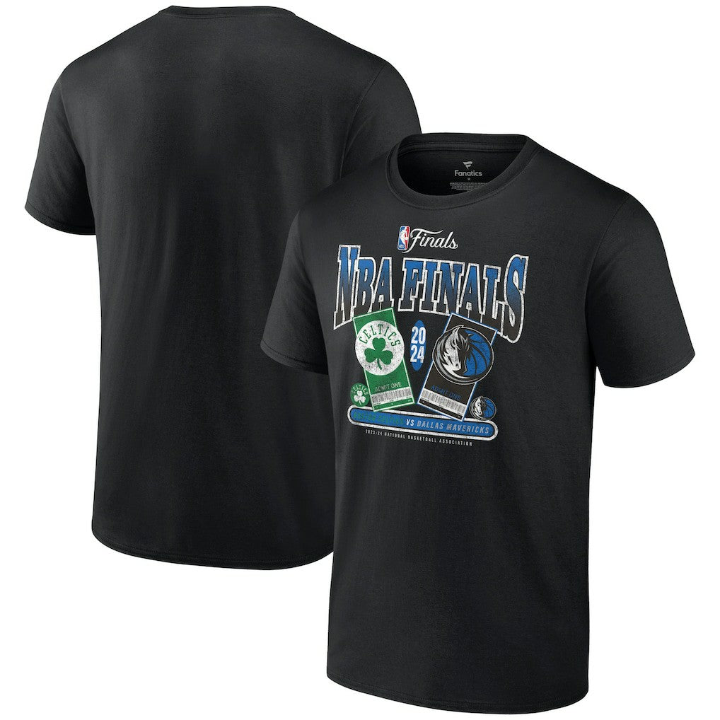 Boston Celtics vs. Dallas Mavericks 2024 NBA Finals Matchup Drive To The Basket T-Shirt Black | Fanatics outlet