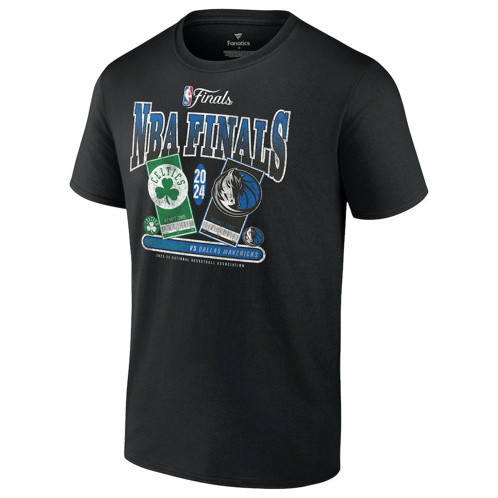 Boston Celtics vs. Dallas Mavericks 2024 NBA Finals Matchup Drive To The Basket T-Shirt Black | Fanatics outlet