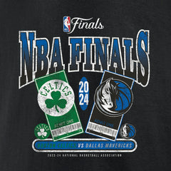Boston Celtics vs. Dallas Mavericks 2024 NBA Finals Matchup Drive To The Basket T-Shirt Black | Fanatics outlet