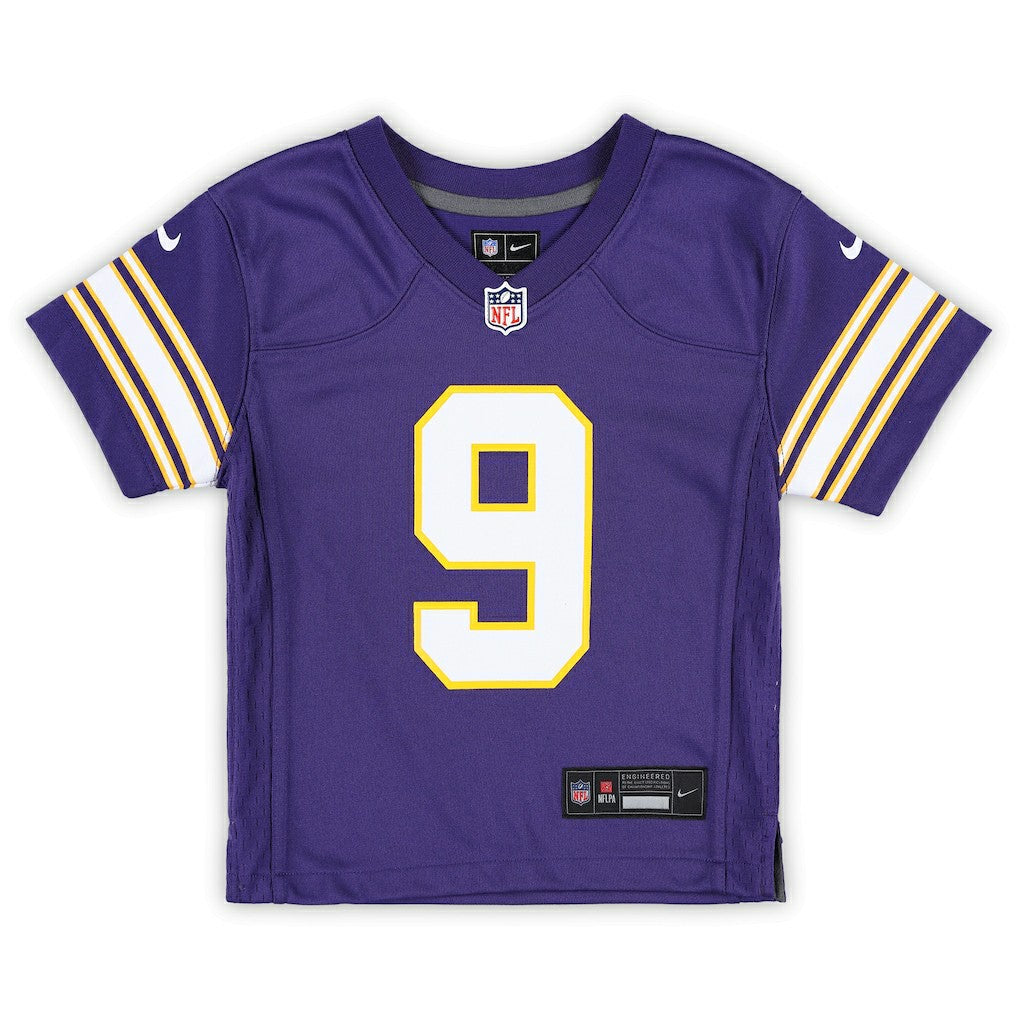 Nike J.J. McCarthy Minnesota Vikings Preschool Classic Player Game Jersey Purple