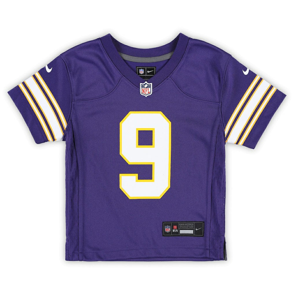 Nike J.J. McCarthy Minnesota Vikings Preschool Classic Player Game Jersey Purple