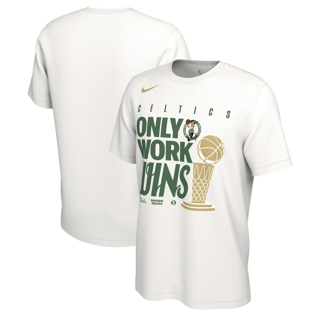 Boston Celtics 2024 NBA Finals Champions Celebration Parade T-Shirt White | Nike Lifestyle