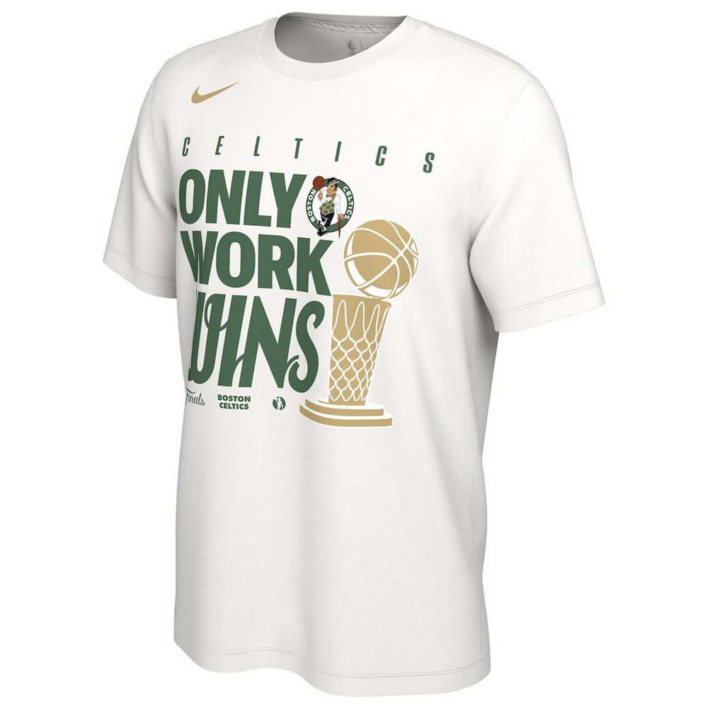 Boston Celtics 2024 NBA Finals Champions Celebration Parade T-Shirt White | Nike Lifestyle