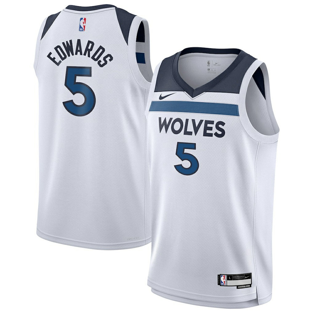 Anthony Edwards Minnesota Timberwolves Youth Swingman Jersey Association Edition White | Nike online