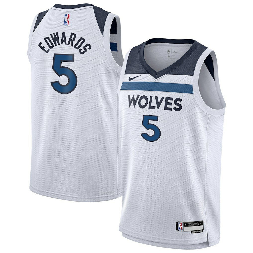 Anthony Edwards Minnesota Timberwolves Youth Swingman Jersey Association Edition White | Nike online