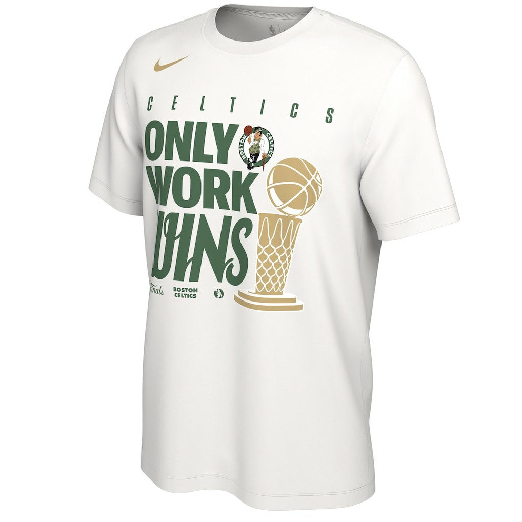 Boston Celtics 2024 NBA Finals Champions Big & Tall Parade T-Shirt White | Nike Lifestyle