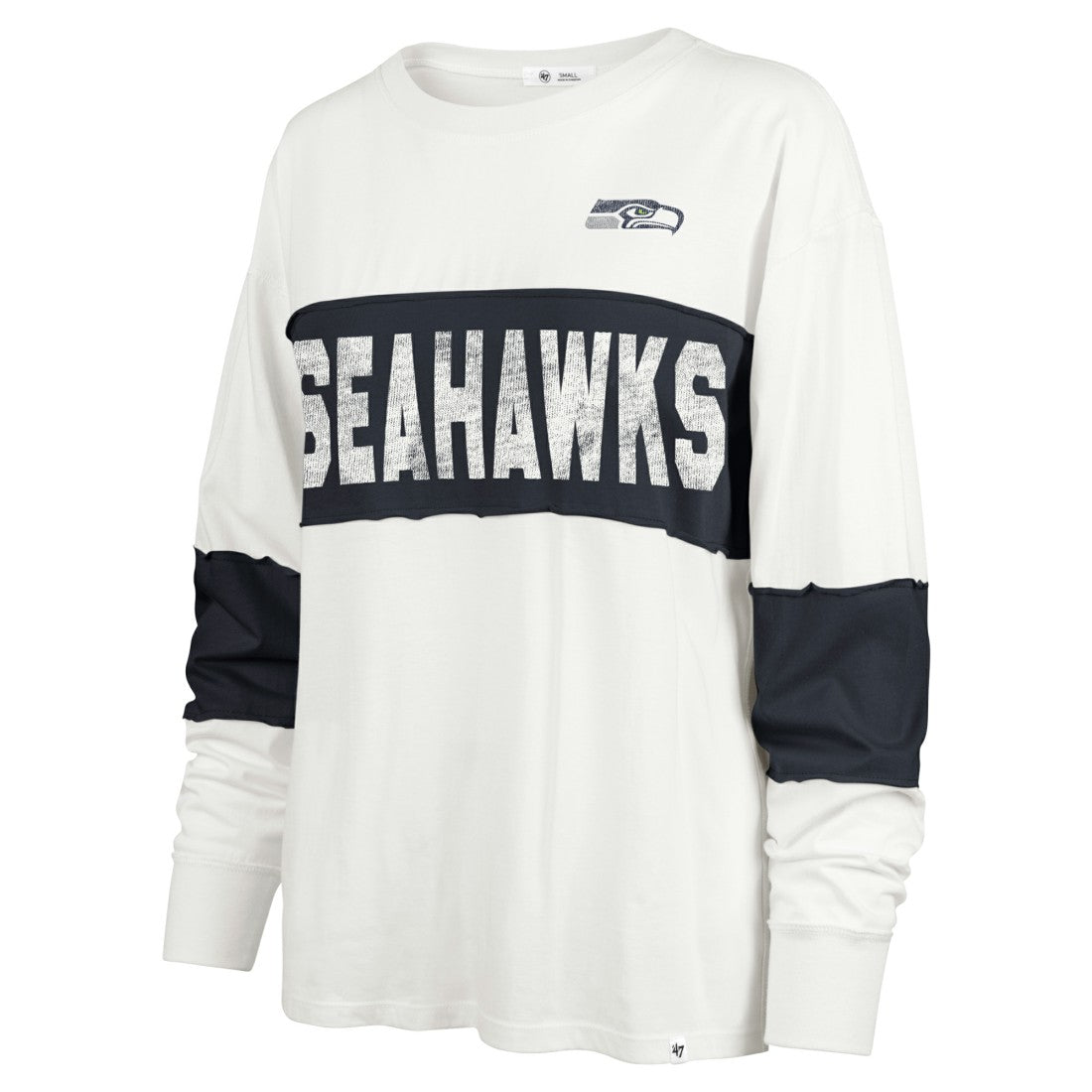 47 brand Seattle Seahawks '47 Women's Clubhouse Pride Taylor Long Sleeve T-Shirt Cream