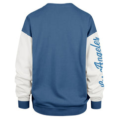 47 brand Los Angeles Chargers '47 Women's Double Header Rise Andie Pullover Sweatshirt Powder Blue