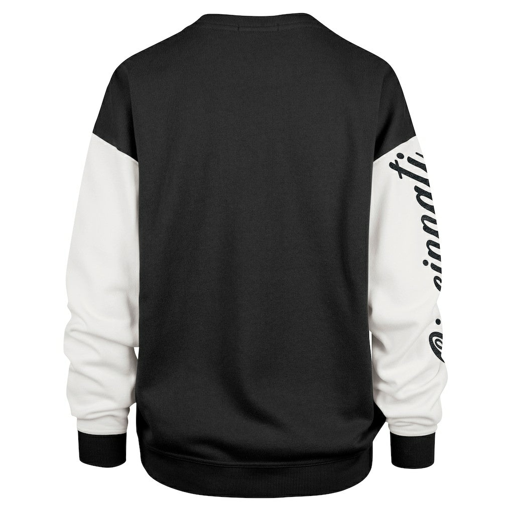 47 brand Cincinnati Bengals '47 Women's Double Header Rise Andie Pullover Sweatshirt Black