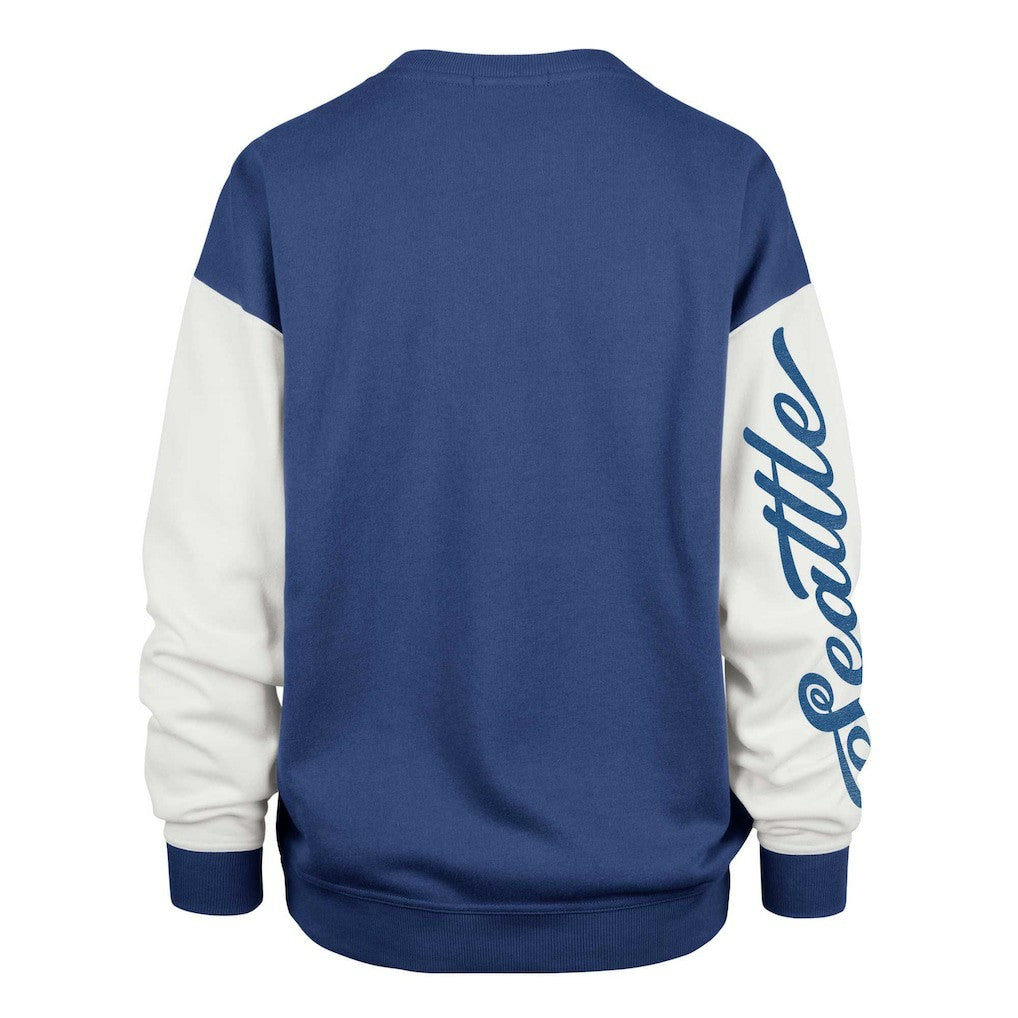 47 brand Seattle Seahawks '47 Women's Double Header Rise Andie Pullover Sweatshirt College Navy
