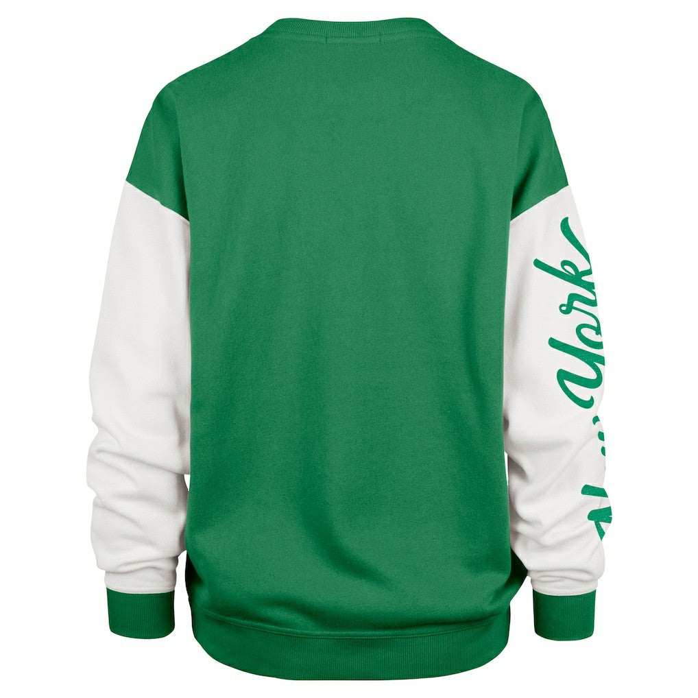 47 brand New York Jets '47 Women's Double Header Rise Andie Pullover Sweatshirt Green