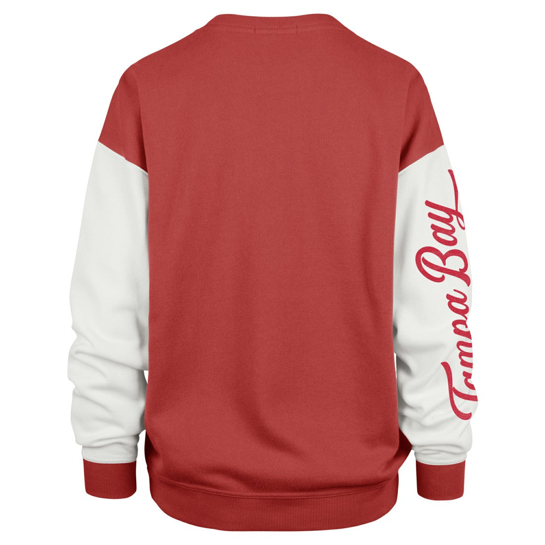 47 brand Tampa Bay Buccaneers '47 Women's Double Header Rise Andie Pullover Sweatshirt Red
