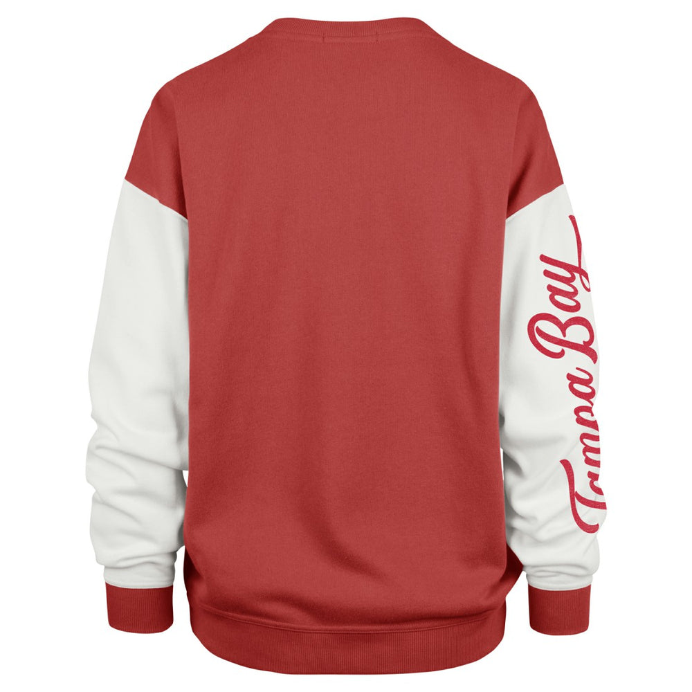 47 brand Tampa Bay Buccaneers '47 Women's Double Header Rise Andie Pullover Sweatshirt Red