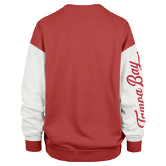 47 brand Tampa Bay Buccaneers '47 Women's Double Header Rise Andie Pullover Sweatshirt Red