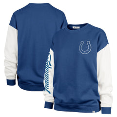 47 brand Indianapolis Colts '47 Women's Double Header Rise Andie Pullover Sweatshirt Royal