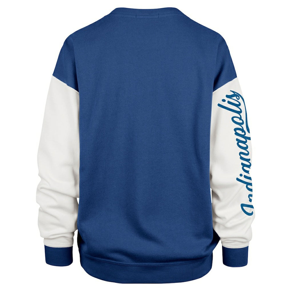 47 brand Indianapolis Colts '47 Women's Double Header Rise Andie Pullover Sweatshirt Royal
