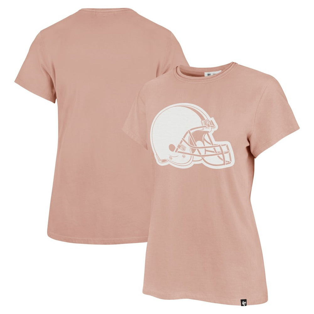 47 brand Cleveland Browns '47 Women's Premier Frankie T-Shirt Light Pink