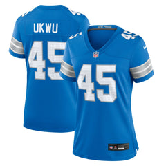 Nike Isaac Ukwu Detroit Lions Women's Game Jersey Blue