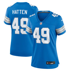 Nike Hogan Hatten Detroit Lions Women's Game Jersey Blue