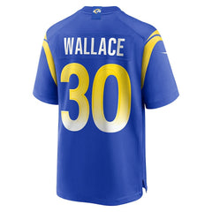 Nike Josh Wallace Los Angeles Rams Game Jersey Royal