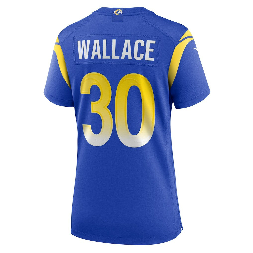 Nike Josh Wallace Los Angeles Rams Women's Game Jersey Royal