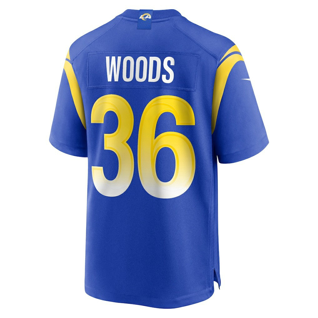 Nike Charles Woods Los Angeles Rams Game Jersey Royal