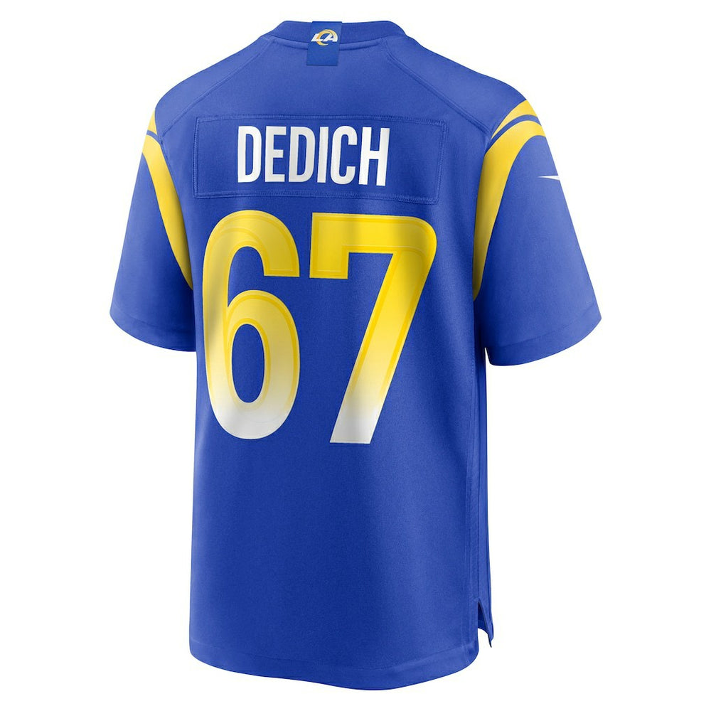 Nike Justin Dedich Los Angeles Rams Game Jersey Royal