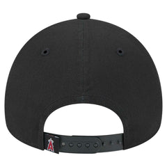 Los Angeles Angels New Era 9FORTY A-Frame Adjustable Hat - Black - New Era Discount
