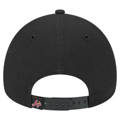 Atlanta Braves New Era 9FORTY A-Frame Adjustable Hat - Black - New Era on Sale