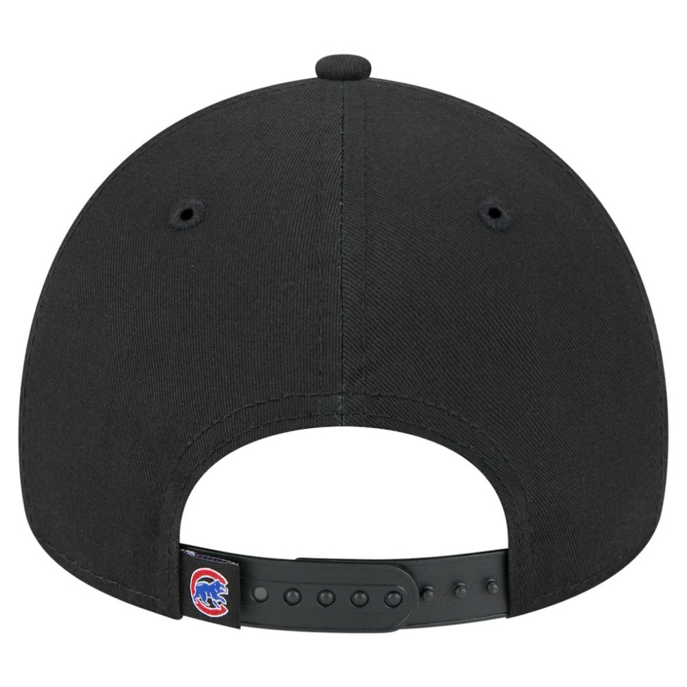 Chicago Cubs New Era 9FORTY A-Frame Adjustable Hat - Black - New Era Online