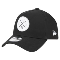 Chicago White Sox New Era 9FORTY A-Frame Adjustable Hat - Black - New Era Lifestyle