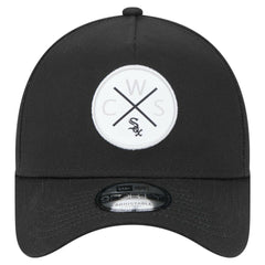 Chicago White Sox New Era 9FORTY A-Frame Adjustable Hat - Black - New Era Lifestyle