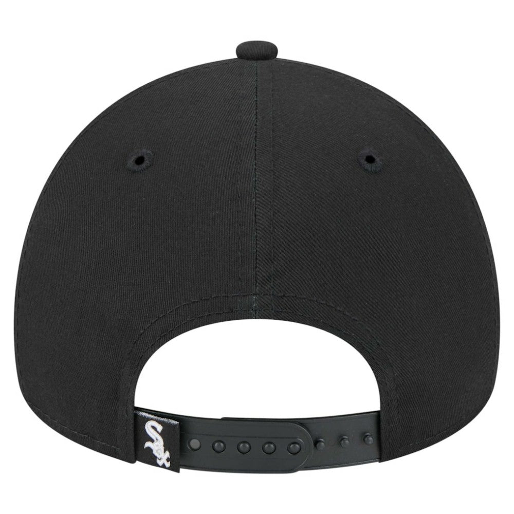 Chicago White Sox New Era 9FORTY A-Frame Adjustable Hat - Black - New Era Lifestyle