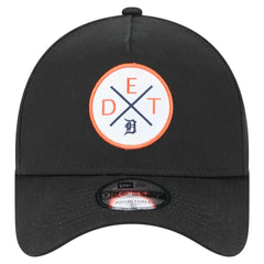 Detroit Tigers New Era 9FORTY A-Frame Adjustable Hat - Black - New Era on Sale