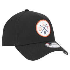 Detroit Tigers New Era 9FORTY A-Frame Adjustable Hat - Black - New Era on Sale