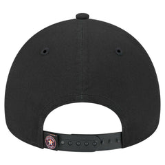 Houston Astros New Era 9FORTY A-Frame Adjustable Hat - Black - New Era Lifestyle