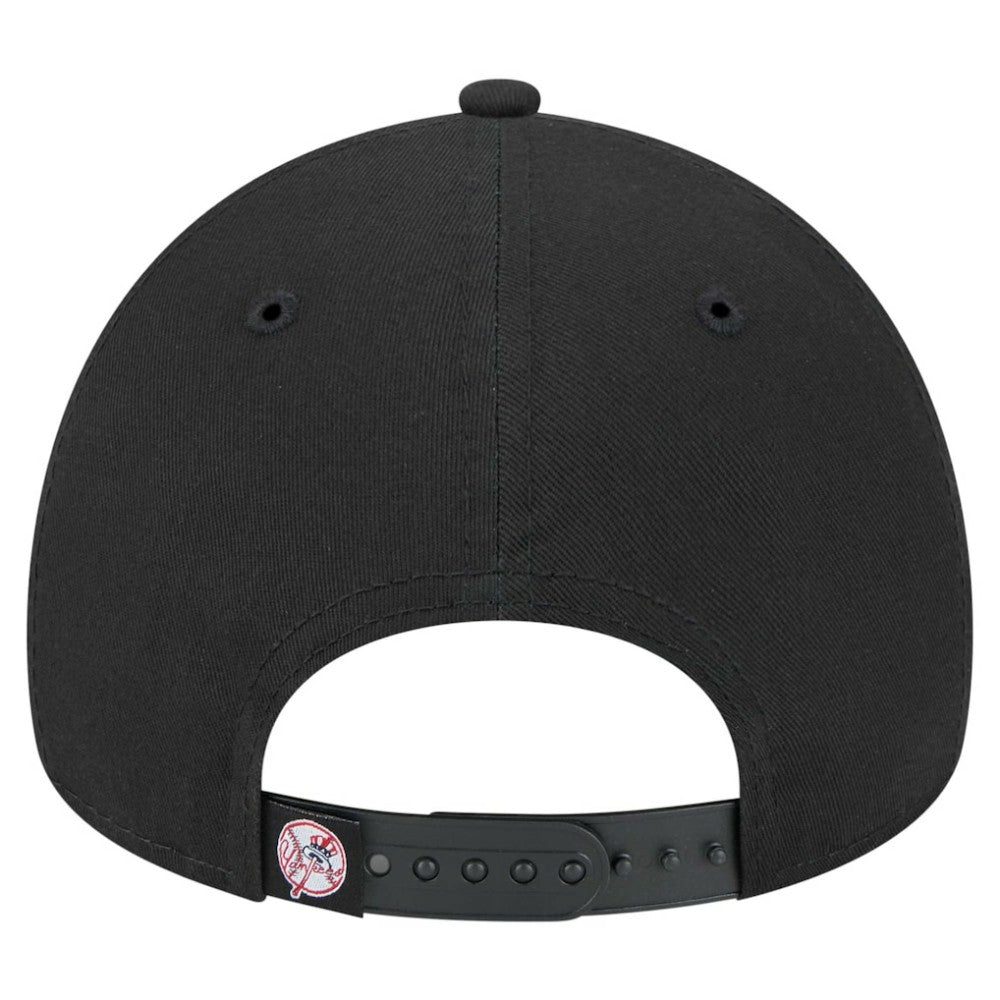 New York Yankees New Era 9FORTY A-Frame Adjustable Hat - Black - New Era on Sale