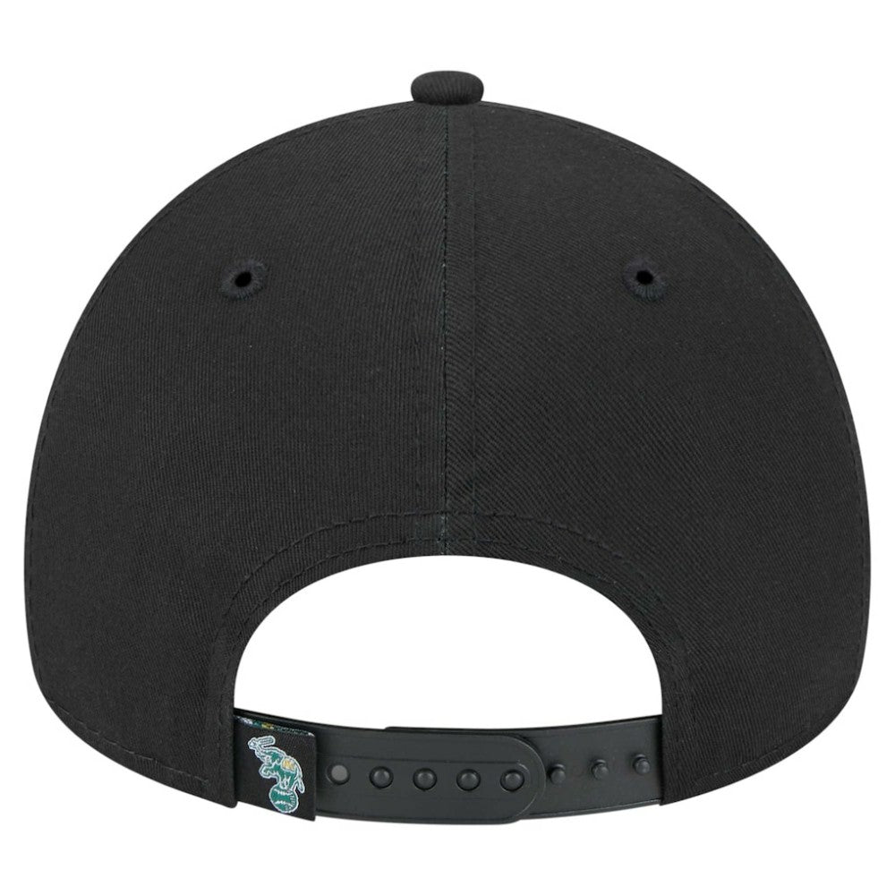 Oakland Athletics New Era 9FORTY A-Frame Adjustable Hat - Black - New Era on Sale