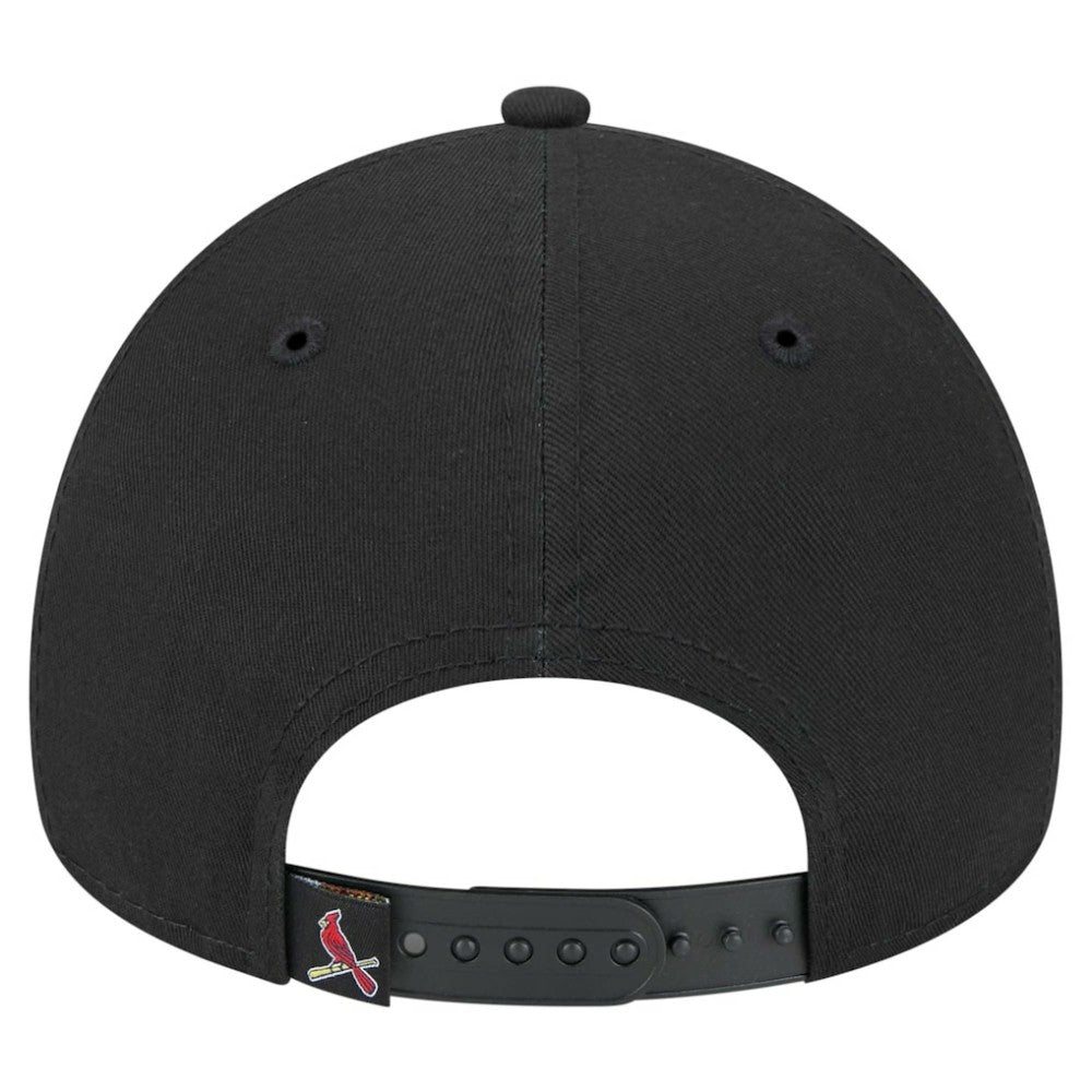 St. Louis Cardinals New Era 9FORTY A-Frame Adjustable Hat - Black - New Era on Sale