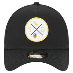 San Diego Padres New Era 9FORTY A-Frame Adjustable Hat - Black - New Era Sale