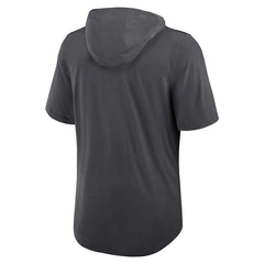 Nike Pittsburgh Steelers Tri-Blend Performance Hoodie T-Shirt Anthracite